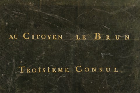Portefeuille de Lebrun, Troisième Consul (détail)