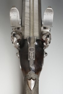 Fusil de chasse à silex ayant appartenu au maréchal Brune (détail)