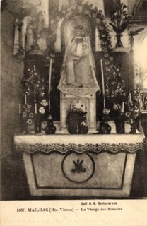 La vierge des Miracles
Mailhac-sur-Benaize