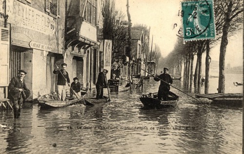 Asnières, 
Inondations