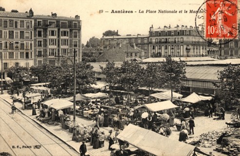 Asnières,
Market