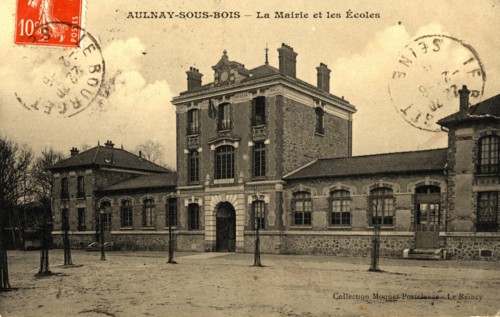 Aulnay-sous-Bois,
La mairie et l'école