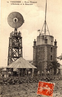 Vaujours,
Windmill and water tower