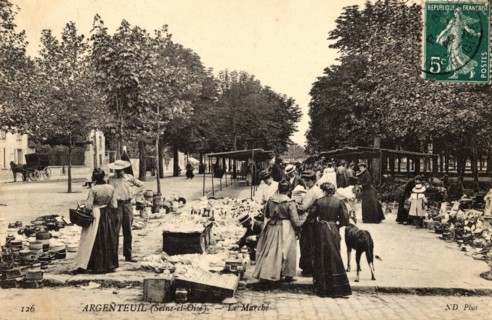 Argenteuil,
Marché