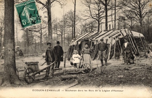 Bucherons dans les bois d'Ecouen Ezanville
