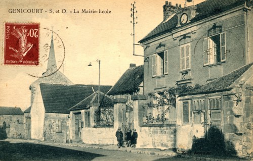 Génicourt,
Town hall and school