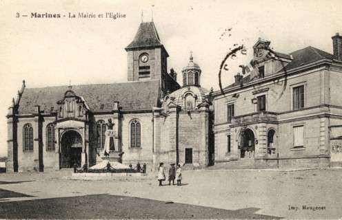 Marines,
Town hall and church