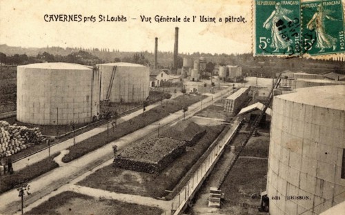 CAVERNES,
Petroleum factory