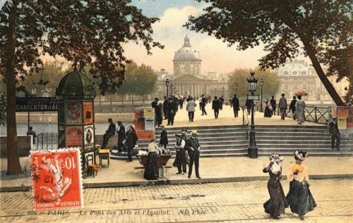 Le Pont des arts, Paris. Arrondissement-01