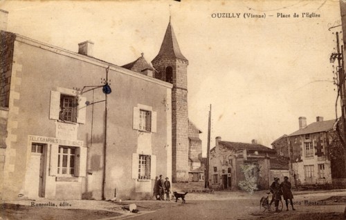 OUZILLY. Département : Vienne (86). Region: Nouvelle-Aquitaine (formerly Poitou-Charentes)