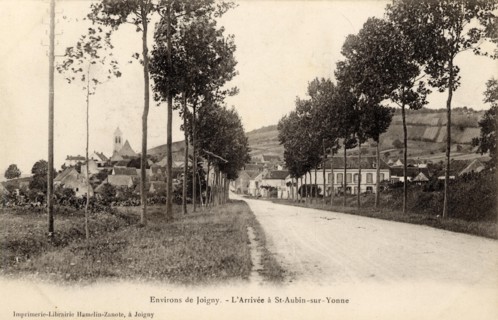 SAINT-AUBIN-SUR-YONNE. Département : Yonne (89). Region: Bourgogne-Franche-Comté (formerly