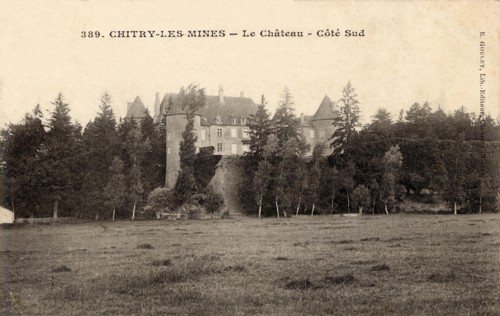 CHITRY-LES-MINES. Département : Nièvre (58). Région : Bourgogne-Franche-Comté (anciennement