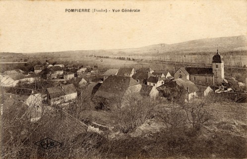 POMPIERRE-SUR-DOUBS. Département : Doubs (25). Région : Région : Bourgogne-Franche-Comté