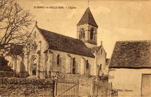 SAINT-BONNET-DE-VIEILLE-VIGNE. Département : Saône et Loire (71). Region: Bourgogne-Franche-Comté