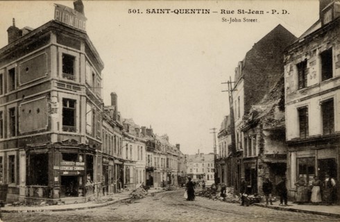 Saint-Quentin après la Première Guerre Mondiale