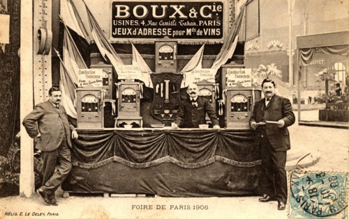 Exposant de la Foire de Paris de 1906