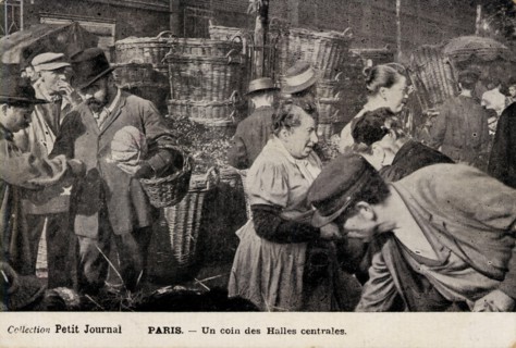 Paris, commerçants des Halles