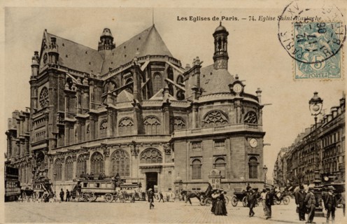 Paris, l'église Saint-Eustache.