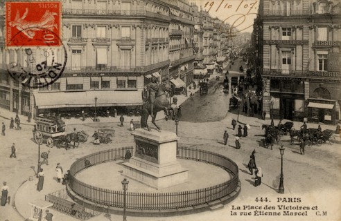 Paris, la place des Victoires