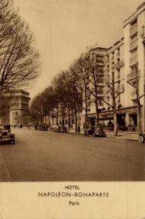 Paris, Hôtel Napoléon Bonaparte, avenue de Friedland