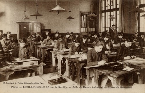 Paris, Elèves de l'Ecole Boulle, 57 rue de Reuilly