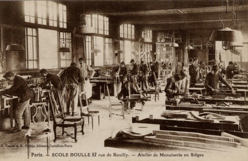 Paris, Elèves de l'Ecole Boulle, 57 rue de Reuilly