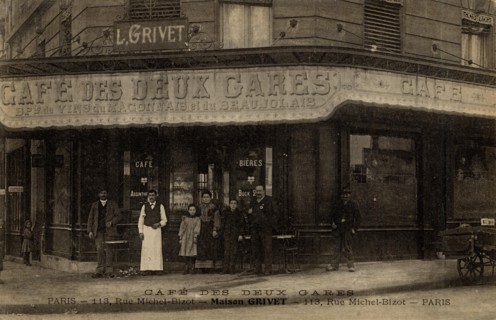 Paris, the Café des Deux Gares