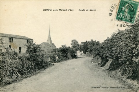 Corpe, Route de Luçon