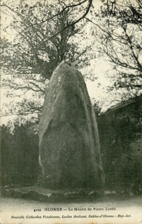 Olonne-sur-Mer, menhir de Pierre Levée