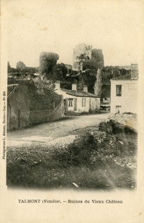 Talmont-Saint-Hilaire, ruins of the old castle