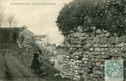 Talmont-Saint-Hilaire, ruins of the old castle