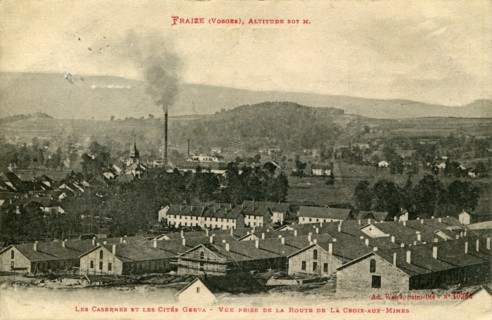 Fraize, the Gerva barracks and housing estates