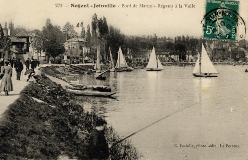 Joinville-le-Pont, regatta on the Marne river