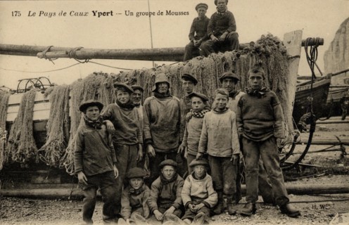 Groupe de mousses à Yport