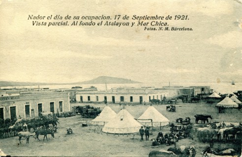 Nador (Maroc) le jour de son occupation, le 17 septembre 1921