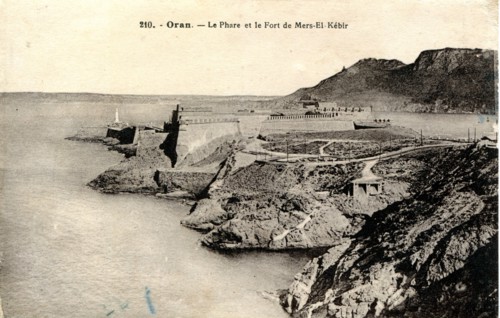 Oran (Algérie), le Fort et le phare de Mers-El-Kébir