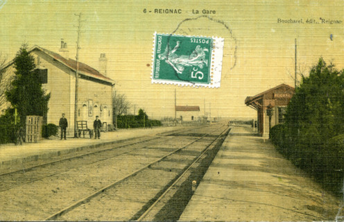 Reignac, train station