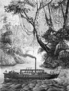Le premier bateau à vapeur américain