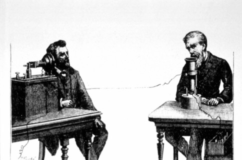 Alexandre-Graham Bell et Elisha Gray