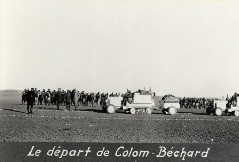 La Croisière Noire Citroën : le départ de Colomb-Béchar