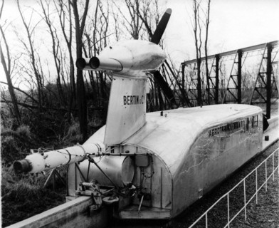 Rocket-powered aerotrain