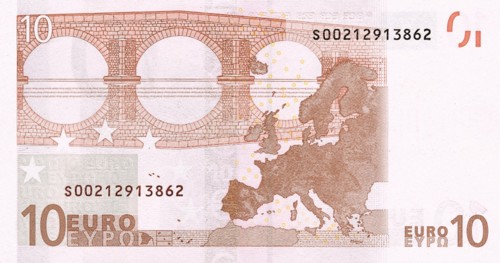 Billet de 10 euros (revers)