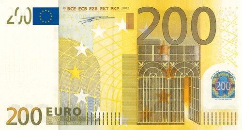 Billet de 200 euros (avers)