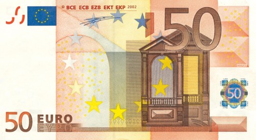 Billet de 50 euros (avers)