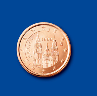 Coin of 1 cent (Spain)