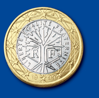 Coin of 1 euro (France)
