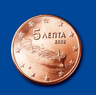 Coin of 5 cents (Greece)