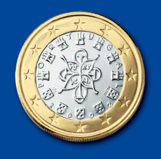 Coin of 1 euro (Portugal)