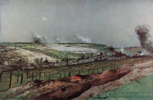 François Flameng, dans l'Artois,