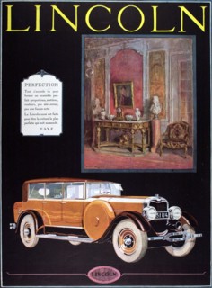 Automobile Ford Lincoln 1927
